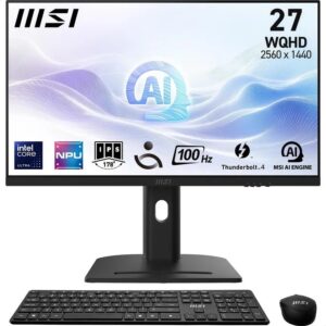 MSI Modern AM273QP AI 1UMG-409AT, 27″ WQHD IPS 100Hz, Intel Core Ultra 5 125H, 16GB, 512GB SSD, Windows 11 Home