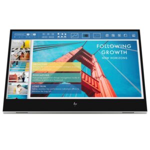 HP E14 G4 Portable Monitor, 14″ Full HD IPS, 60 Hz, 400 cd/m², 5 ms, 2× USB-C, 65 W Power Pass-Through