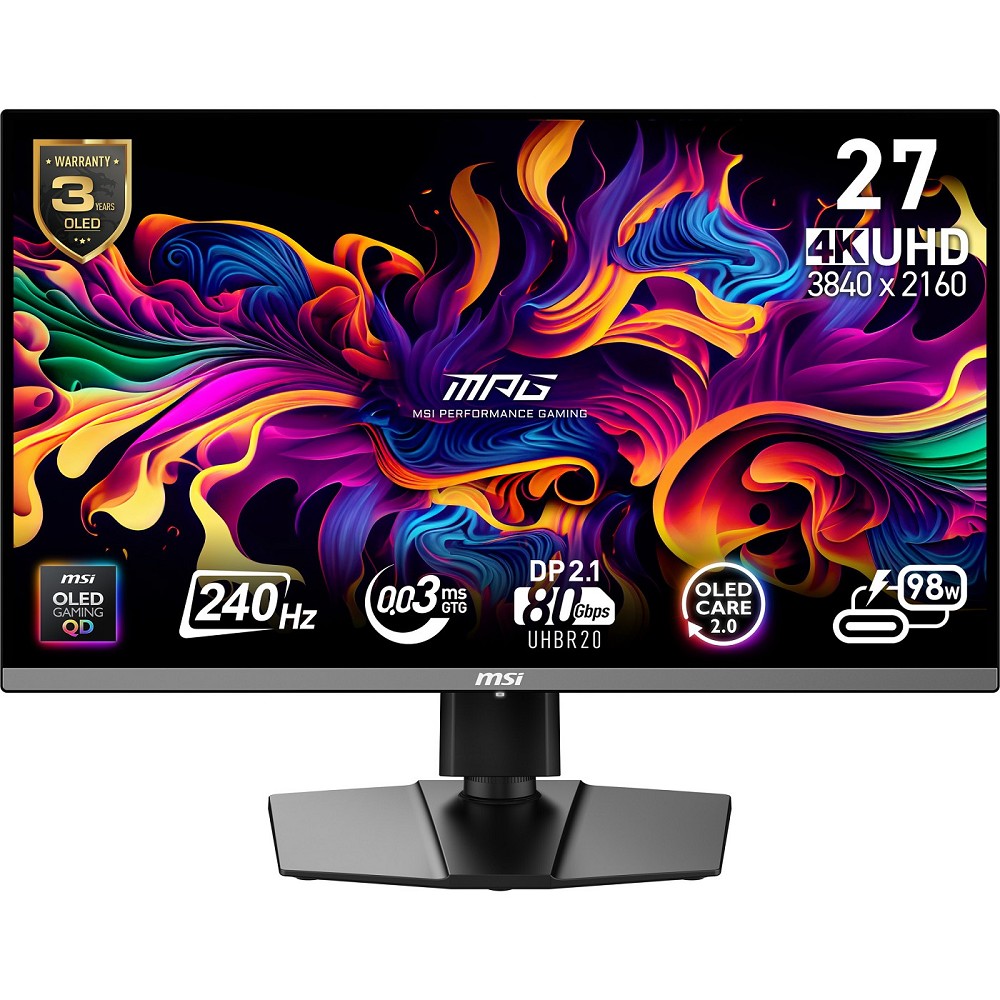 MSI MPG 272URXDE - OLED-Monitor - 68.6 cm (27") - HDR