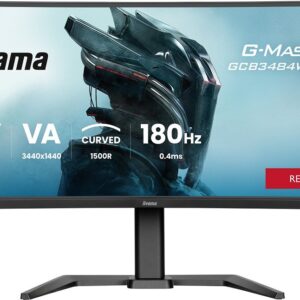 Iiyama G-MASTER Red Eagle GCB3484WQSU-B1 – LED-Monitor – Gaming – gebogen – 86.4 cm (34″)