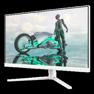 Philips Evnia 27M2N3201A 27 Zoll Full HD Gaming Monitor, 180 Hz, 0.5 ms, FreeSync Prem., G-Sync Comp., HDR10 (1920×1080, 2x HDMI, DisplayPort) weiss