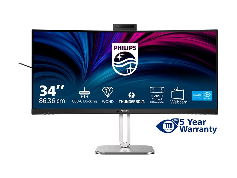 Philips 34B2U6603CH - 6000 Series - LED-Monitor - gebogen - 86.36 cm (34") - HDR