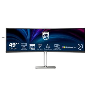 Philips 5000 series 49B2U5900C/00 – 124 cm (48.8″) 5120 x 1440 Pixel Dual QHD LCD Black