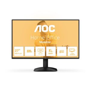 AOC 27B31H, 27″ FHD IPS, 120 Hz, 1 ms MPRT, 4 ms GtG, 300 cd/m2, Adaptive Sync, HDMI 1.4, VGA, Black