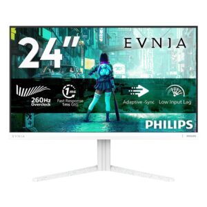 Philips Evnia 3000 24M2N3201PL, 23,8″ Fast IPS, Full HD, 260 Hz OC, 1 ms GtG, 0,3 ms Smart MBR, HDR10