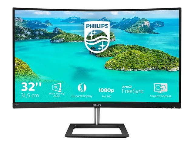 Philips E-line 322E1C - LED-Monitor - gebogen - Full HD (1080p) - 81.3 cm (32")