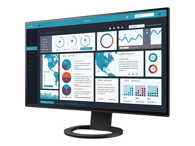 EIZO FlexScan EV2795-BK - mit FlexStand - LED-Monitor - 68.5 cm (27")