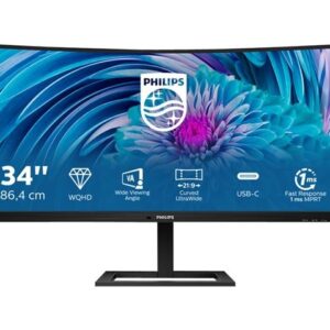 Philips E-line 346E2CUAE – LED-Monitor – gebogen – 86.4 cm (34″)