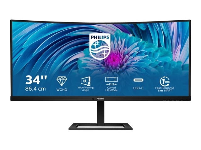 Philips E-line 346E2CUAE - LED-Monitor - gebogen - 86.4 cm (34")