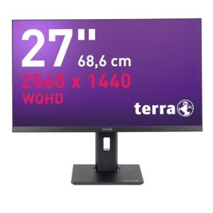 WORTMANN TERRA LCD/LED 2772W PV V2, 27″ WQHD IPS, 2560×1440, 75Hz, 10 bit, HDMI, DisplayPort, USB-C 10W