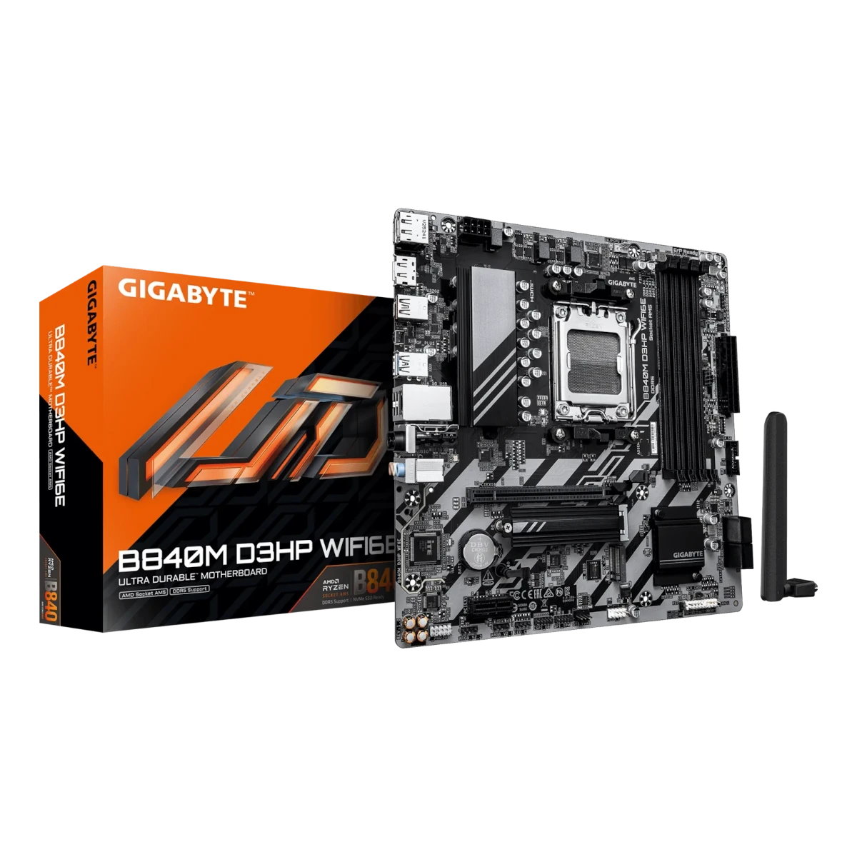GIGABYTE B840M D3HP WIFI6E motherboard