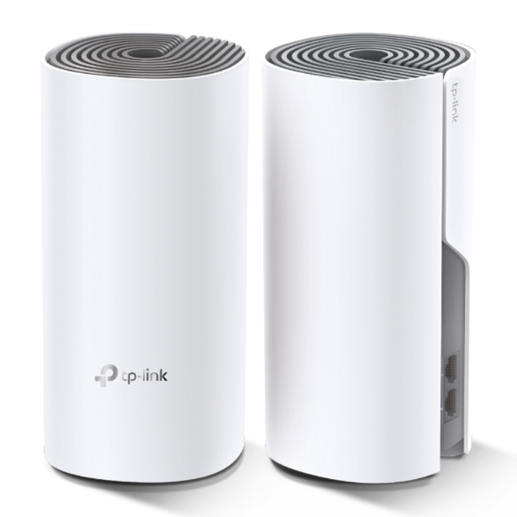 TP-Link Deco E4 WLAN Mesh System, 3er Set AC1200 Dual-Band, 2x LAN/WAN (pro Einheit)