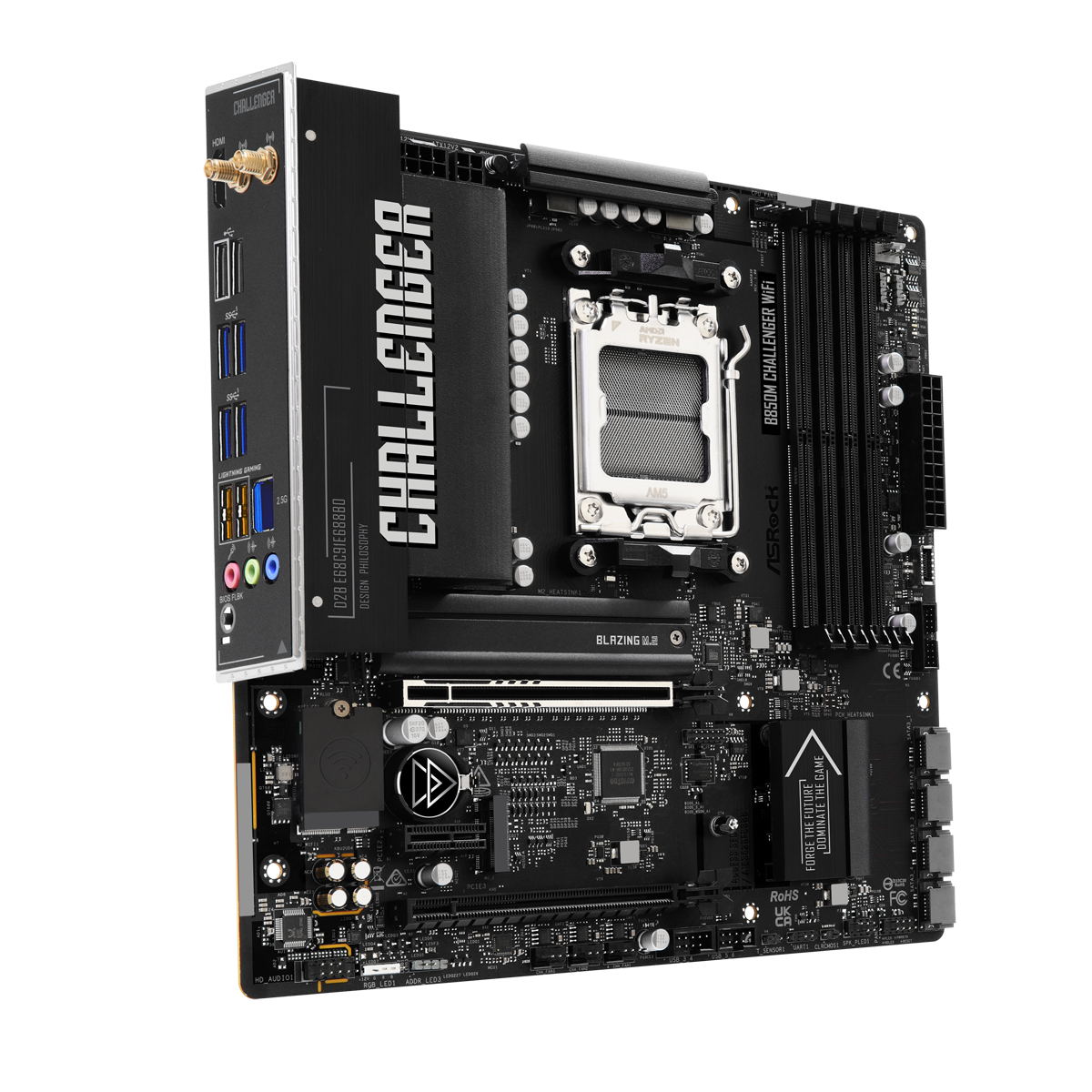 ASRock B850M Challenger WiFi Mainboard Sockel AM5