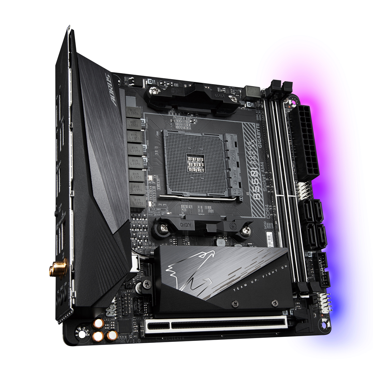 Gigabyte B550I AORUS PRO AX mainboard base AM4