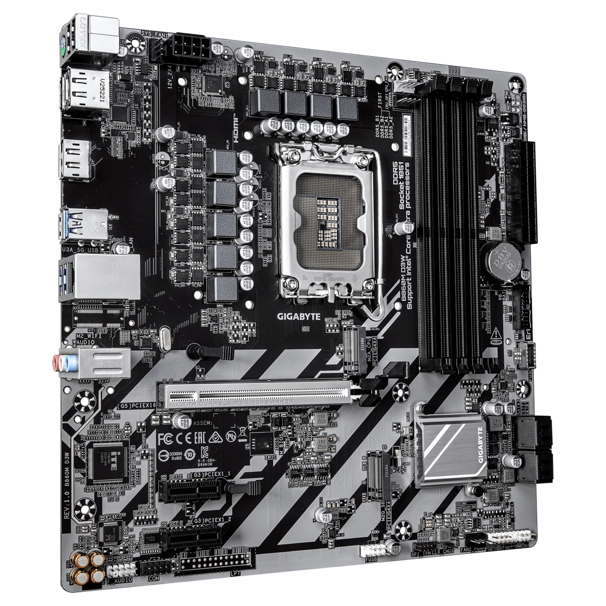 GIGABYTE B860M D3W Mainboard Sockel 1851
