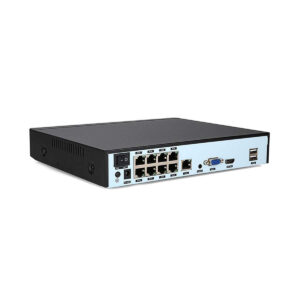 Foscam FN9108HE network video recorder Black 8 channel, 5MP, PoE, HDMI+VGA