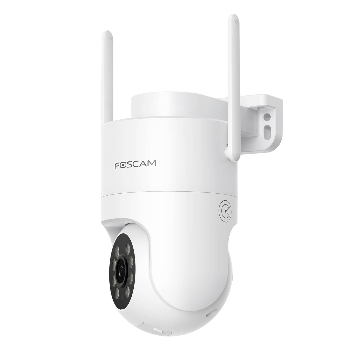 Foscam PD8 WLAN surveillance camera White 8MP (3840×2160), WiFi 6 dual-band, millimetre-wave radar, 360° car tracking, Pan & Tilt