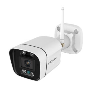 Foscam V8P WLAN Überwachungskamera Weiß 8MP (3840×2160), Dualband-WLAN, Integrierter Scheinwerfer und Alarmsirene