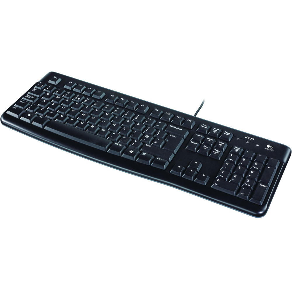 Logitech K120 Tastatur, kabelgebunden, US-Layout