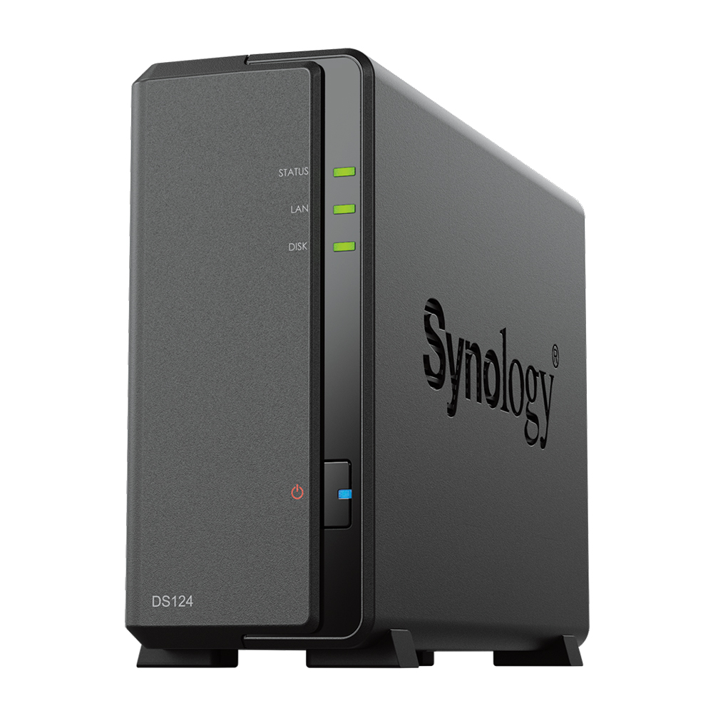 Synology DS124 4TB Plus HDD NAS Bundle NAS 1x 4TB Synology Plus HDD 3.5 inch SATA