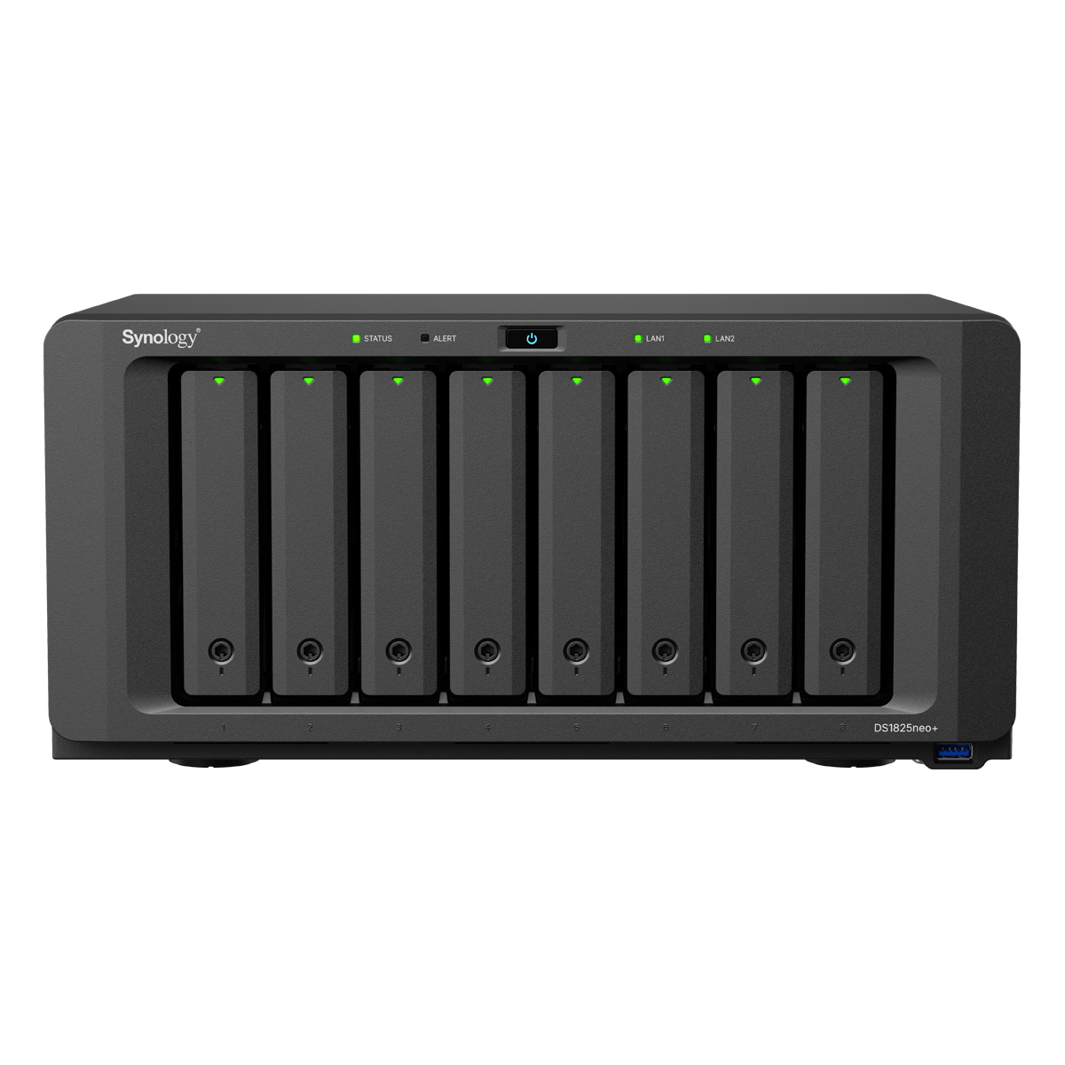 Synology DS1825neo+ 32TB Plus HDD NAS-Bundle NAS inkl. 8x 4TB Synology Plus 3.5 Zoll SATA Festplatte