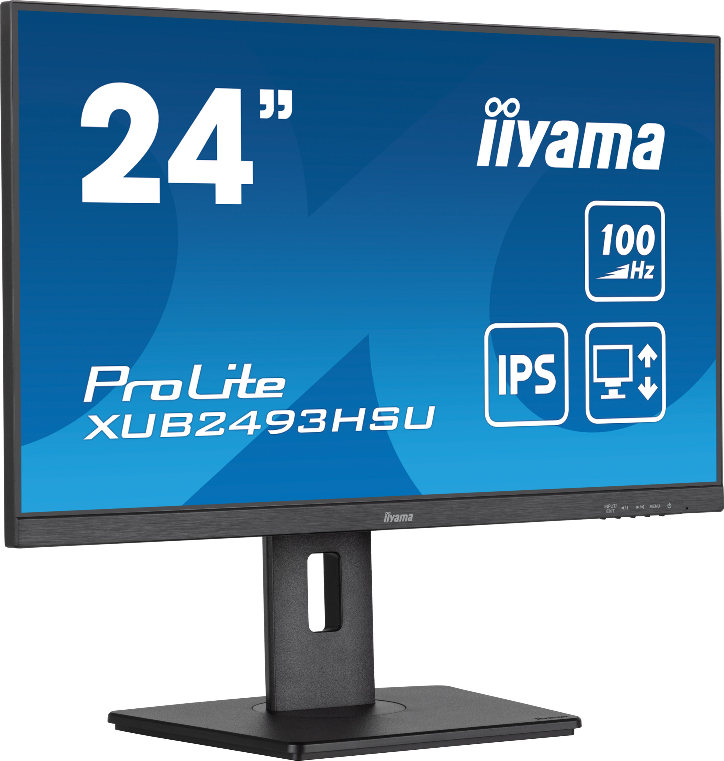 Iiyama ProLite XUB2493HSU-B7 - 60,5 cm (23,8") IPS-Panel, Höhenverstellung