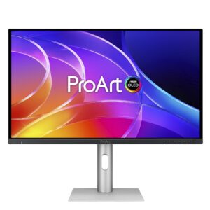 ASUS ProArt Display OLED PA279CDV, 26.5″ 4K UHD QD-OLED, 120 Hz, 0.1 ms, HDR10, 99% DCI-P3, USB-C 96 W