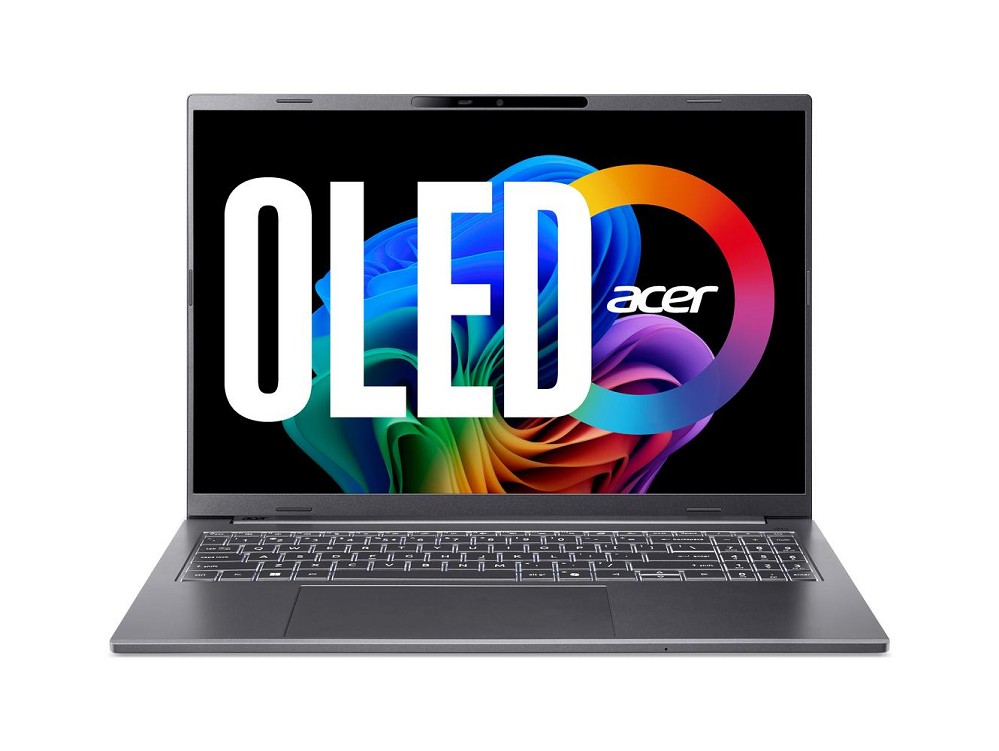 Acer Aspire 16 AI A16-52M – 16" WUXGA+ OLED, Intel Core Ultra 7 258V, 32 GB RAM, 1 TB SSD, Stahlgrau