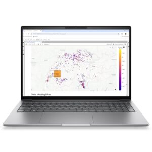 HP ZBook 8 G2a 16 Mobile Workstation, 16″ 2.5K IPS, Ryzen AI 9 HX PRO 470, 64GB RAM, 1TB SSD, Windows 11 Pro